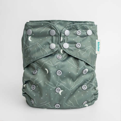 Mountain Moons - Essential Pocket Diaper - Celestial - One Size