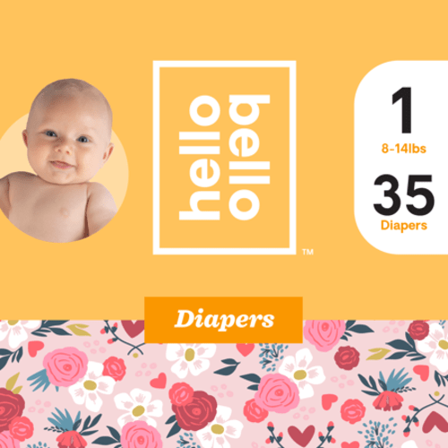 Hello Bello Diapers Jumbo Pack - Booty-ful Bloomers - Size 1 (35ct)