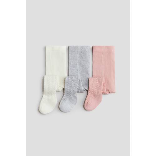 3-PACK RIBBED TIGHTS