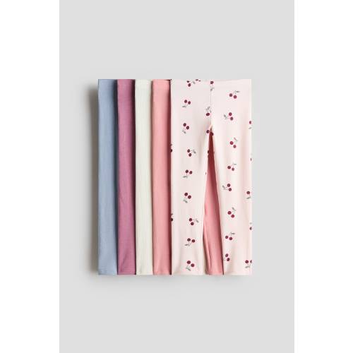 5-PACK COTTON LEGGINGS