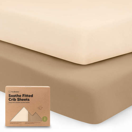 Soothe Fitted Crib Sheet (Pecan)