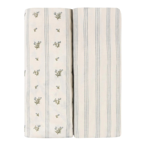 Linear Berry Leaf Bassinet Sheet Set – Ely's & Co.