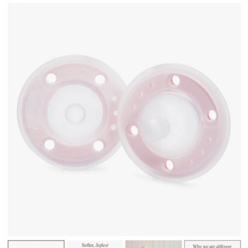 Ninni Pacifier Petal Pink 2 Pack