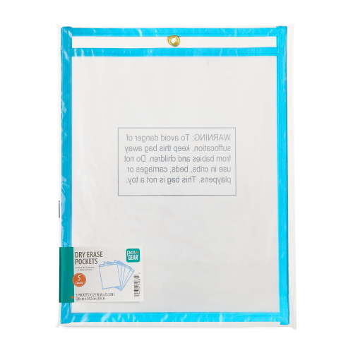 Pen + Gear Dry Erase Pockets, 5 pack