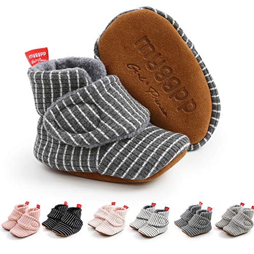 Ohwawadi Infant Baby Slippers Girls Boys Booties Warm Baby Socks Shoes Newborn Crib Footwear Prewalkers