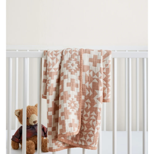 BLUE RIDGE ORGANIC COTTON BABY BLANKET