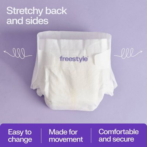 Freestyle Total Chlorine Free 14x Better Absorption Hypoallergenic Baby Diapers - Size 3 - 72ct