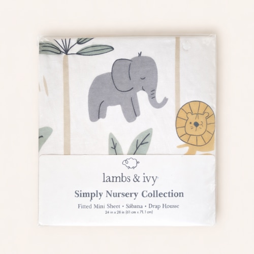 Jungle Adventure Mini Crib Sheet