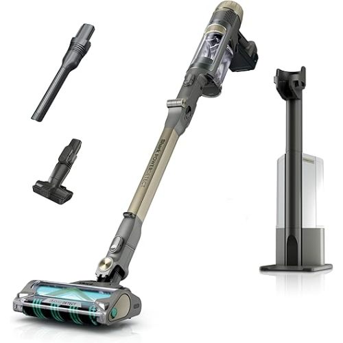 Shark PowerDetect Clean & Empty Cordless Stick Vacuum & Auto-Empty System, Powerful Suction, HEPA Filtration, Carpet & Hard Floor, Portable, Stick Vacuum for Pet Hair, Dark Gray, IP3253