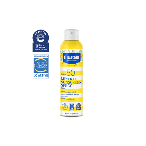 SPF 50 mineral sunscreen spray