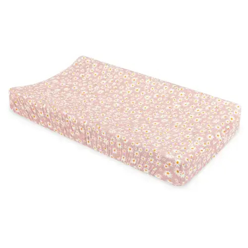 Babyletto Quilted Changing Pad Cover in GOTS Certified Organic Muslin Cotton