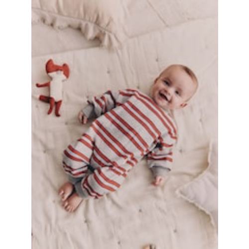 Buy Red/Grey Stripe Baby Sweat Romper (0mths-3yrs) from Next USA