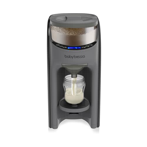 Baby Brezza Formula Pro Advanced Formula Dispenser Machine - Automatically Mix a Warm Formula Bottle Instantly - Easily Make Bottle with Automatic Powder Blending, Charcoal