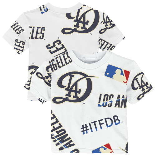 Infant Outerstuff  White Los Angeles Dodgers Game Day T-Shirt