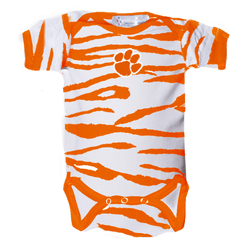 Clemson Animal Print Creeper