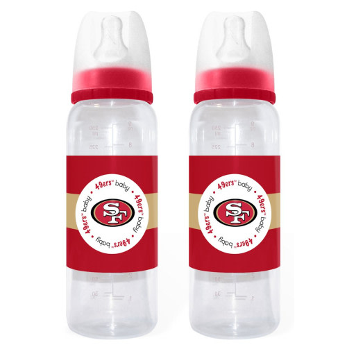 San Francisco 49ers Baby Bottle 2 Pack