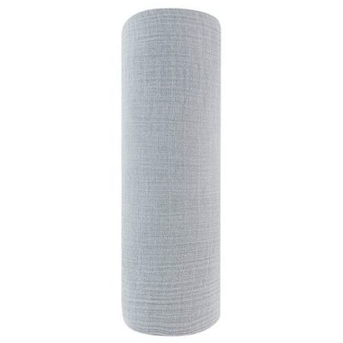 Ely's & Co. Cotton Muslin Swaddle Blanket Misty Blue 1 Pack
