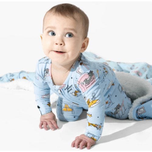 Tom & Jerry: Home Sweet Home Bamboo Convertible Footie Size 6-9 months