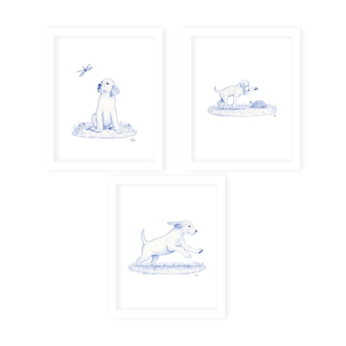 Snips and Snails Art Print Set