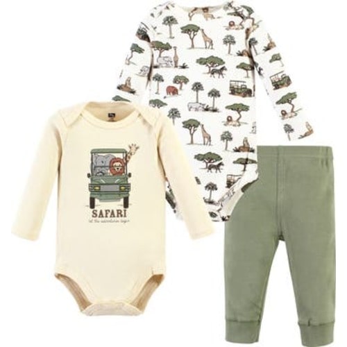 Cotton Bodysuit and Pant Set, Newborn