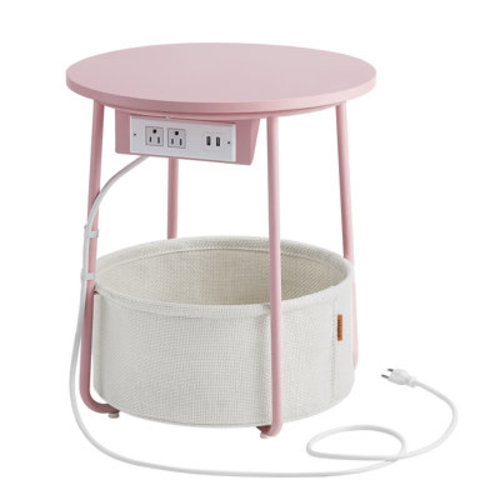 Latitude Run® Side Table With Charging Station & Reviews | Wayfair