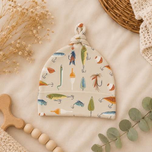 Gone Fishing Top Knot Hat
