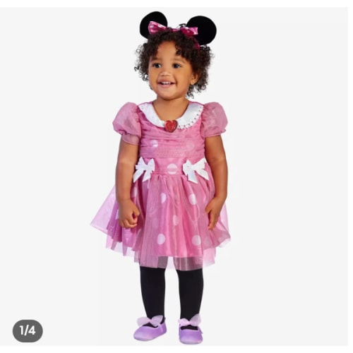 Minnie Mouse Bodysuit Costume for Baby – Pink | Disney Store
