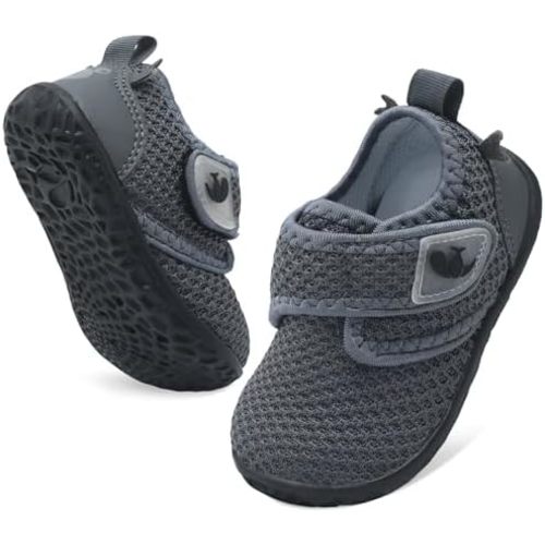 FEETCITY Baby Walking Shoes Barefoot Baby Shoes Infant Sneakers Newborn Crib Shoe Lightweight Flexible Slip On Shoe
