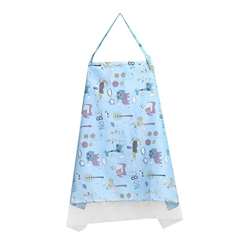 Cotton Nursing Cover - Large Breastfeeding Towel Cloth Mesh Adjustable - Soft, Breathable, Chemical-Free, 360° Coverage, Nursing Cover for Breastfeeding Baby Feeding - Animals