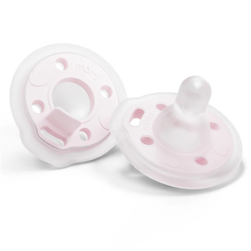 babypace® breast-like pacifier 2-set in delicate seashell | mōmi
