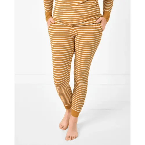 Marigold Stripe Women's Pajama Pants Size M