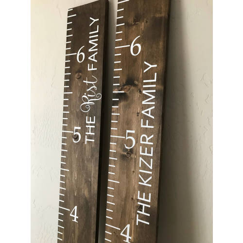 DIY growth ruler chart decal kit / growth ruler decals / custom growth ruler / DIY growth chart / baby gift / baby shower