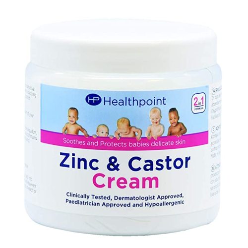 Healthpoint Zinc and Castor Oil Cream Soothes and Protects Babies Delicare Skin 225g