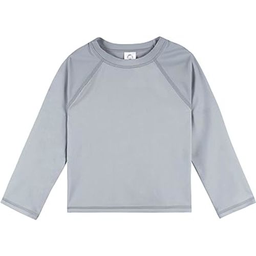 Gerber Unisex Baby Toddler UPF 50+ Long Sleeve Rashguard Swim Shirt