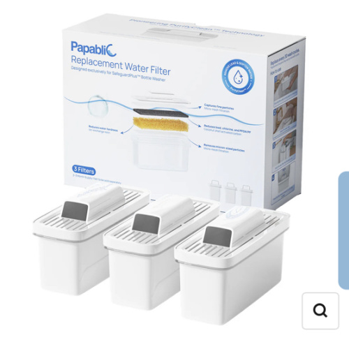 Papablic PurifyClean™ Replacement Water Filter,3 Count