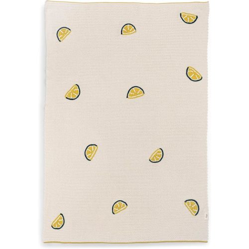 Crane Baby Quilted Baby Blanket, Reversible 100% Cotton Exterior Baby Quilt, Carrot Stripe and Sage Check Pattern, Hand Quilted Blanket for Boys and Girls Nursery Decor, Stroller Blanket, 36" x 36"