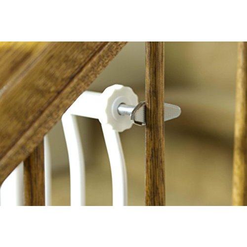 Dreambaby Y-Shaped Spindle Rod Banister Gate Adaptors - For Dreambaby Pressure Mounted Gates - 9.5mm Diameter Size & 4.5inch Length - Silver - 2 Count (Pack of 1) - Model L196