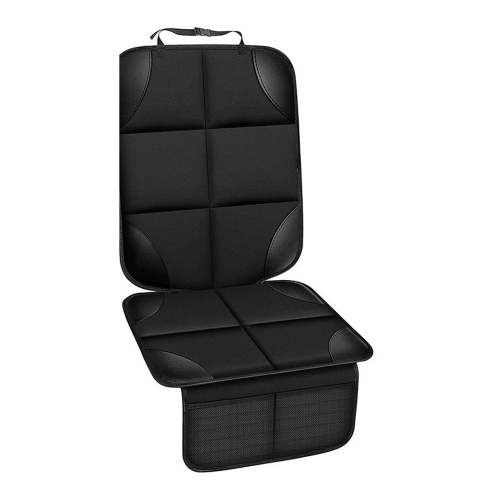GoXteam Car Seat Protector, Large Auto Car Seat Protectors for Child Seats with Thickest Padding and Non-Slip Backing Mesh Pockets for SUV, Sedan, Truck, Leather and Fabric Car Seat