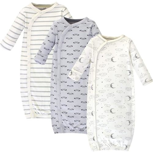 Touched by Nature Baby Girls' Organic Cotton Kimono Gowns