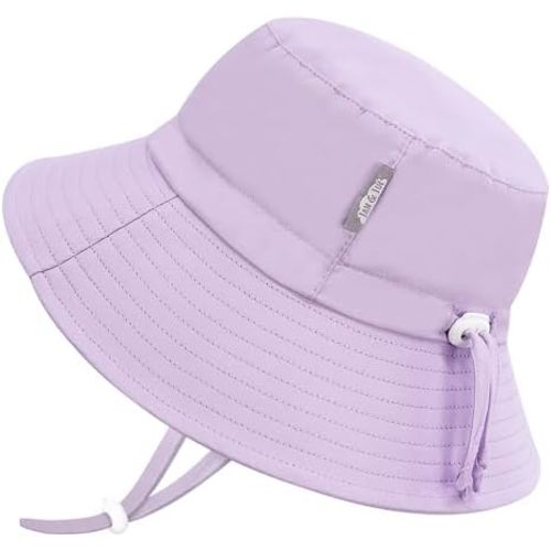 JAN & JUL Girls' Adjustable Water Resistant Bucket Sun-hat 50+ UPF