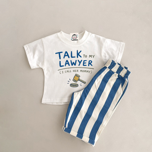 TALK TO MY LAWYER I CALL HER MOMMY Baby Toddler 2-Piece Set, 6-12m