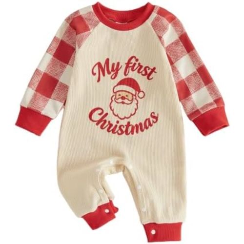 BemeyourBBs Newborn Baby Boy Fall Winter Clothes Infant Romper Jumpsuit