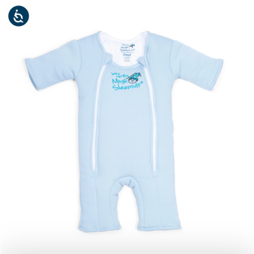 Blue Baby Merlin’s Magic Sleepsuit – 100% Cotton for Better Baby Sleep