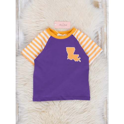 LA Purple Striped Shirt