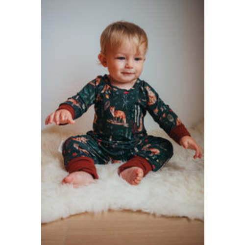 9-18mo Sly Fox Bamboo Romper-No Hood