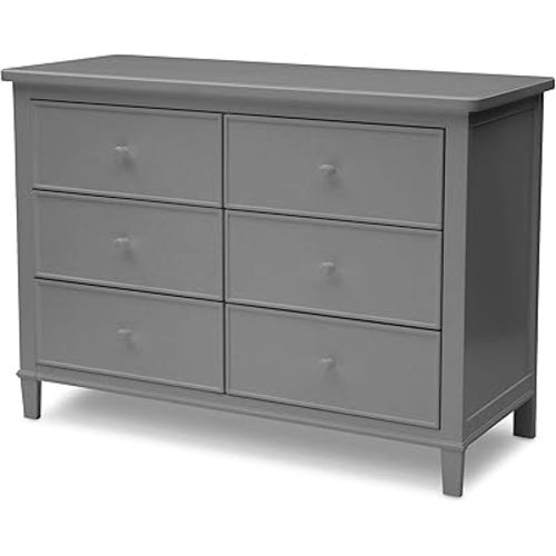 Delta Children Haven 6 Drawer Dresser, Grey