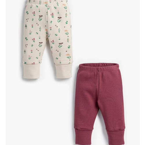 Monica + Andy Hello Baby Pants, 100% Organic Baby Clothes for Boys & Girls, Joggers, Sizes for Preemie, Newborn & Infant