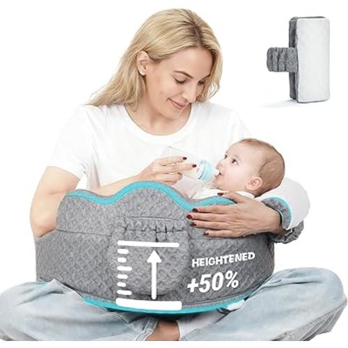 Thickened Nursing Pillow, A Feeding Pillow with a Fence, Made with a Soft Cover and an Ergonomic Design Breastfeeding