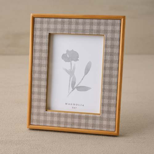 Maeve Gingham Photo Frame