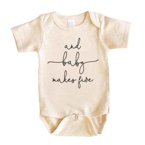 Bump and Beyond Designs Pregnancy Announcement, Baby Makes Five